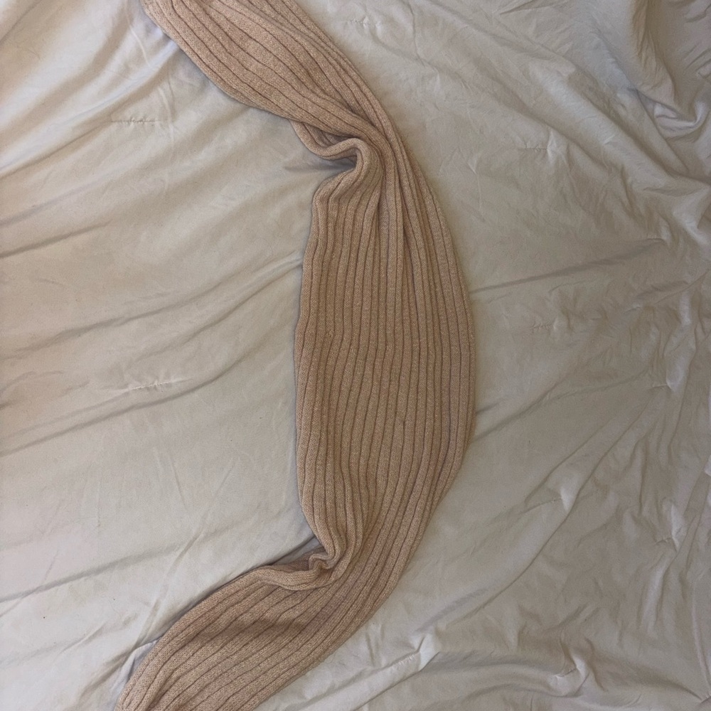 SHEIN Tan Shrug Sweater with Elegant Poncho Design